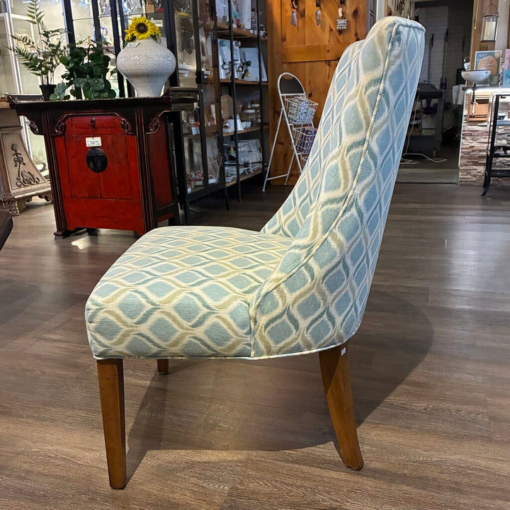 Orig. Price $675 - Upholstered Ikat Dining Chair