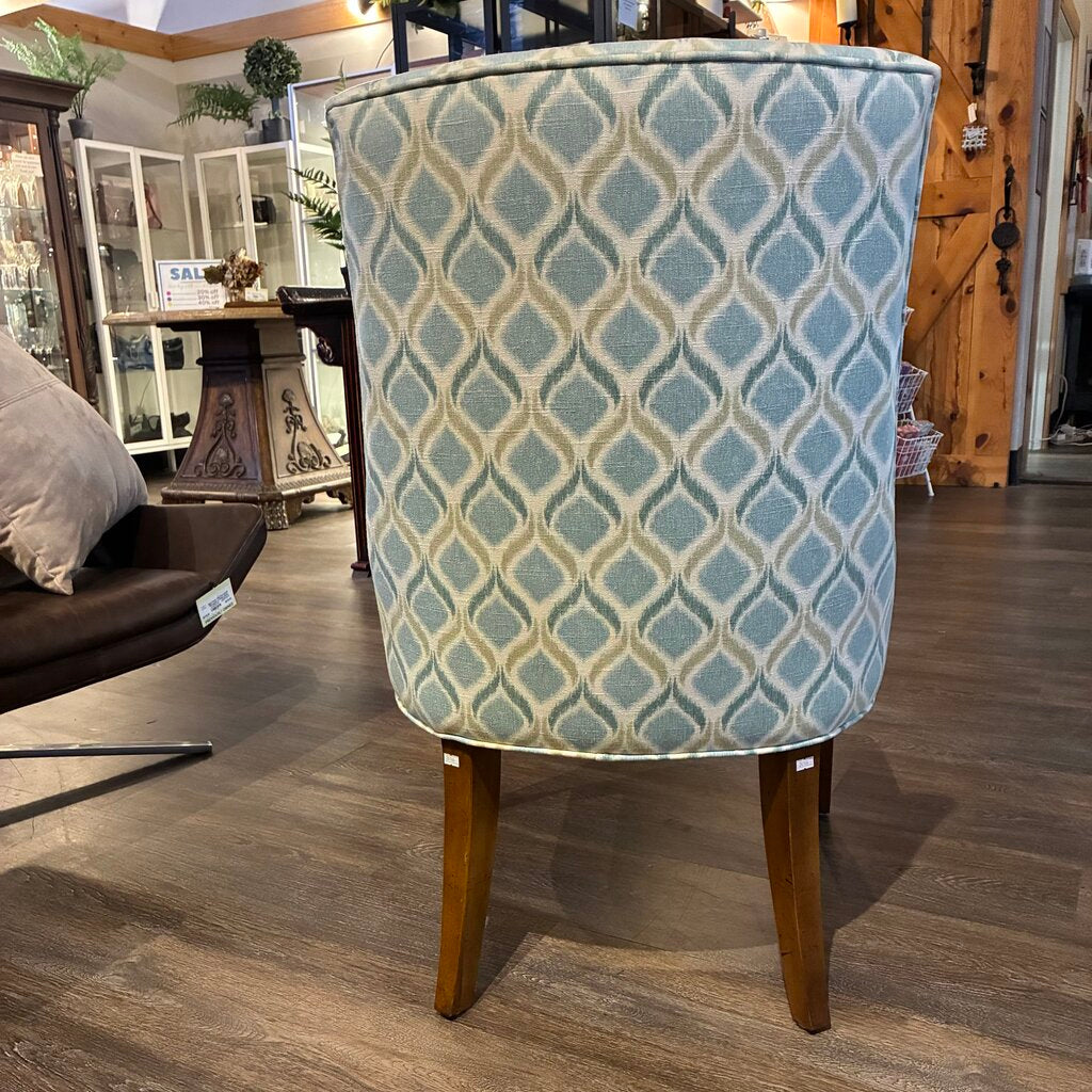 Orig. Price $675 - Upholstered Ikat Dining Chair