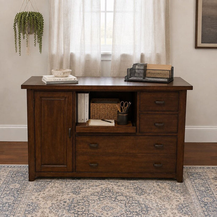 Orig. Price $1,000 - Credenza w/ Filing Cabinet