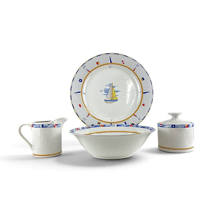 5 Piece / 8 Place Set with Extras - Regatta