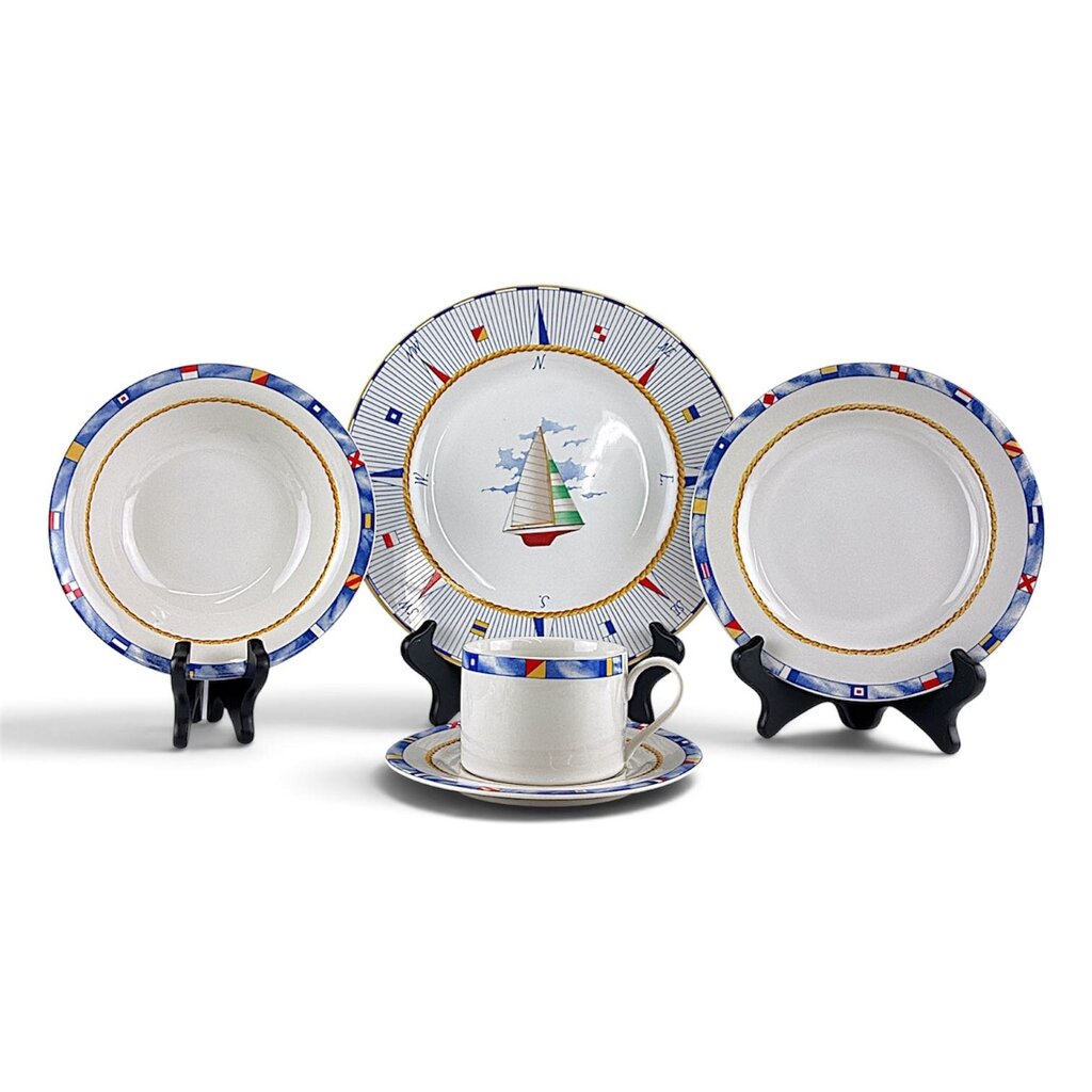 5 Piece / 8 Place Set with Extras - Regatta