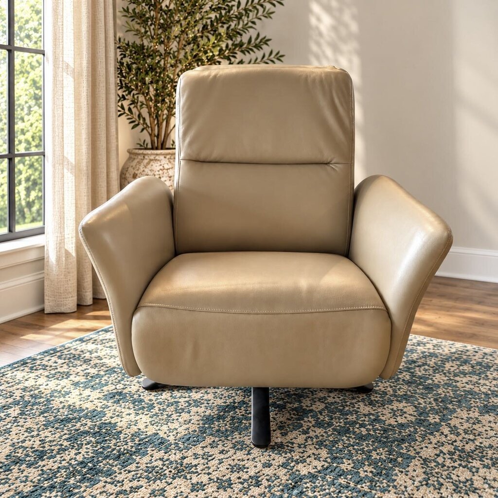 Orig. Price $2,085 - Leather Recliner w/ Swivel