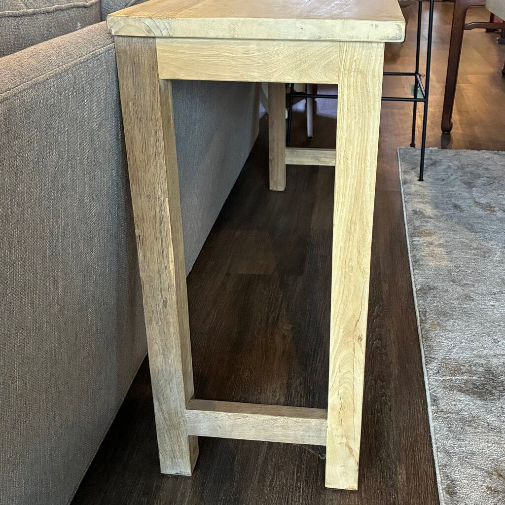 Orig. Price $1,499 - Hand Carved Wood Console Table