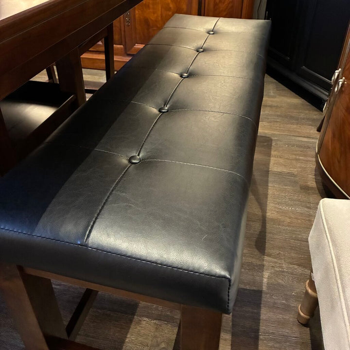 Counter Height Dining Set with 4 Chairs and Bench
