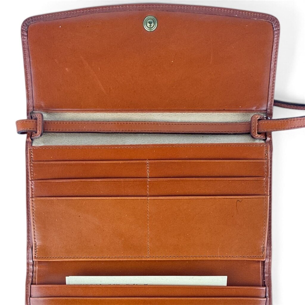 Orig. Price $123 - All Weather Leather Crossbody Wallet