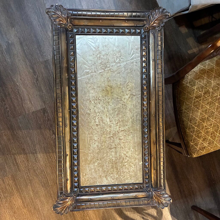 Orig. Price $200 - Antiqued Mirror Tray Table