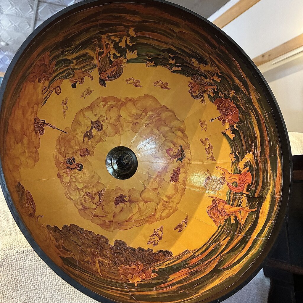 Orig. Price $215 - Novelty Globe Cart Liquor Cabinet w/ Casters
