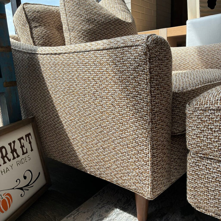 Orig. Price $2,199 - Tweed Alchemy Chair w/ Ottoman