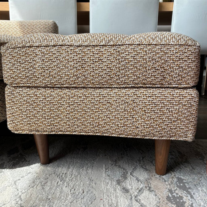 Orig. Price $2,199 - Tweed Alchemy Chair w/ Ottoman