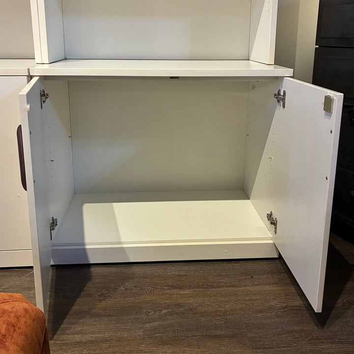 Orig. Price $520 - Office Storage Cabinet w/ Hutch & Antimicrobial Lock