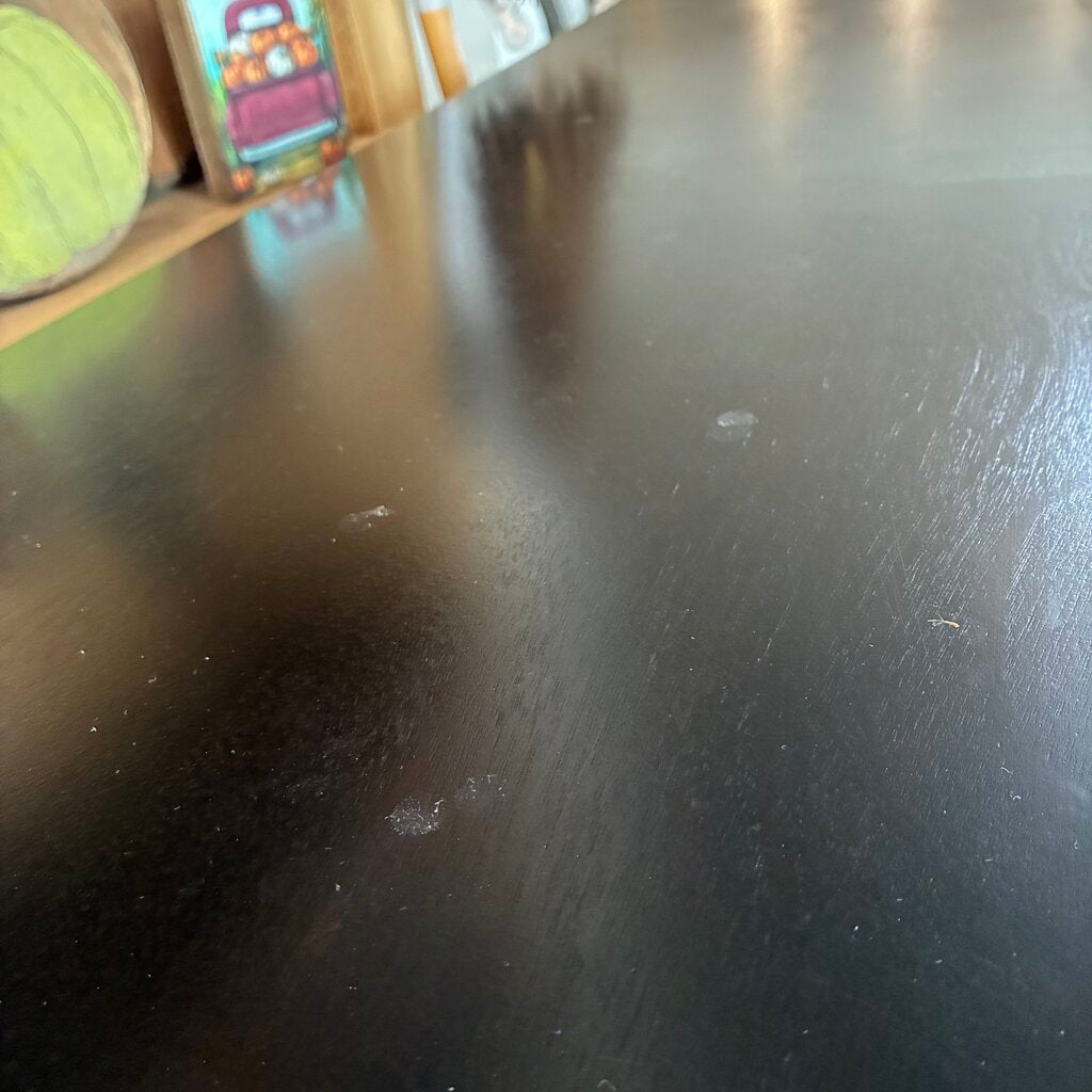Rectangular Counter Height Table w/ Vegan Leather Bench