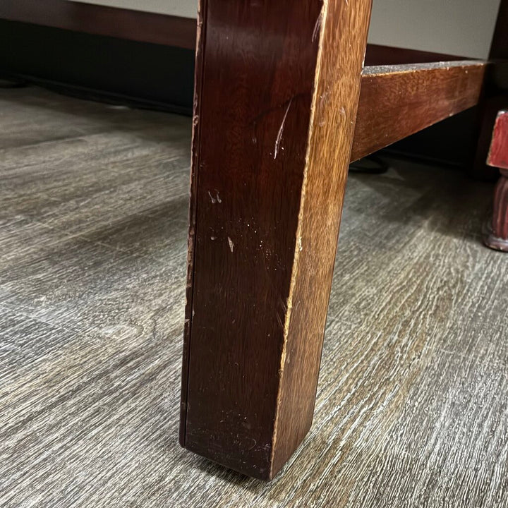 Georgian Collection Executive Desk w/ Leather Inlaid Top