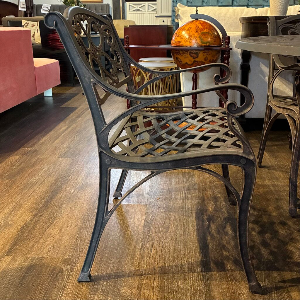 Sanibel Cast Aluminum Patio Table w/ 6 Chairs
