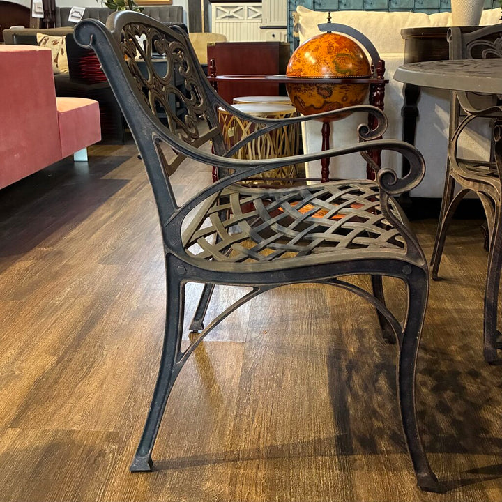 Sanibel Cast Aluminum Patio Table w/ 6 Chairs