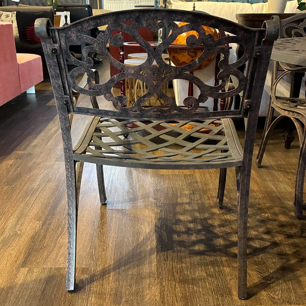 Sanibel Cast Aluminum Patio Table w/ 6 Chairs