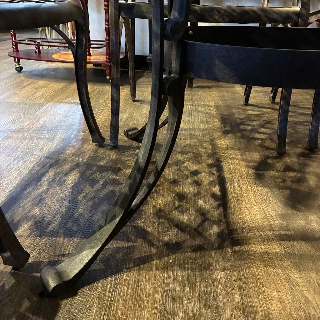 Sanibel Cast Aluminum Patio Table w/ 6 Chairs