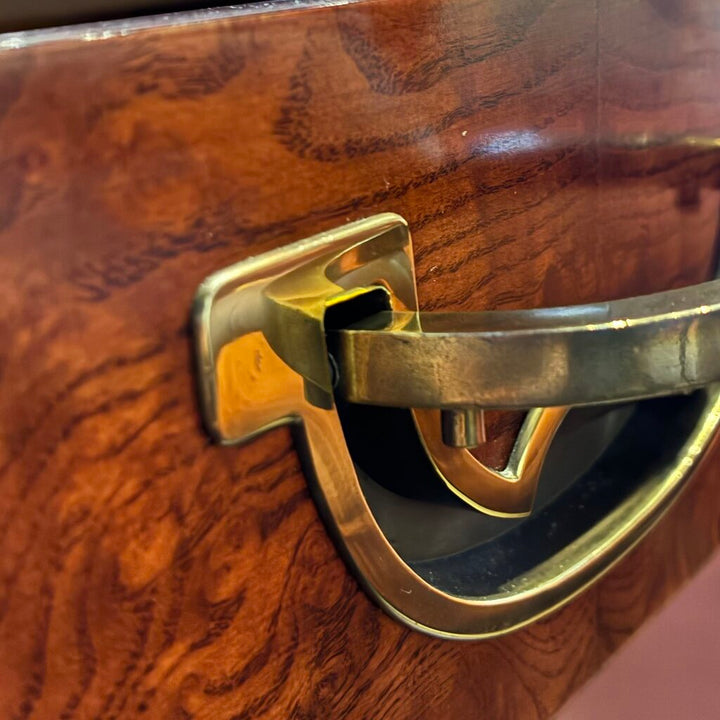Vintage Campaign-style 2 Door Chest