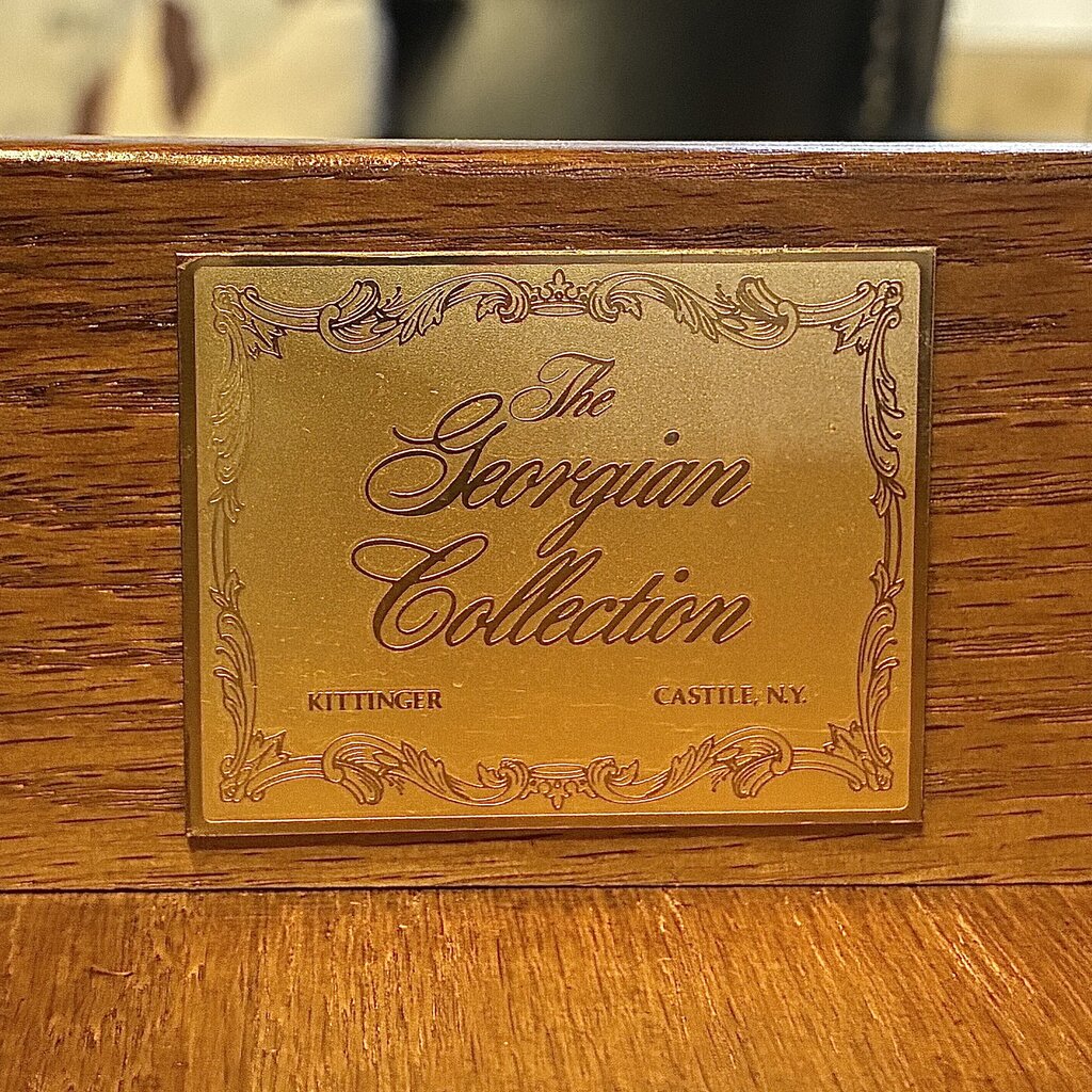 Vintage Campaign-style 2 Door Chest