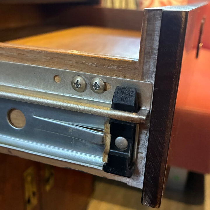 Vintage Campaign-style 2 Door Chest