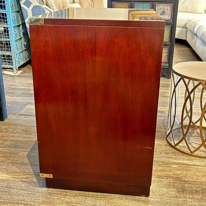 Vintage Campaign-style 2 Door Chest