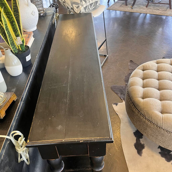 Distressed Sofa Table w/ 2 Drawers