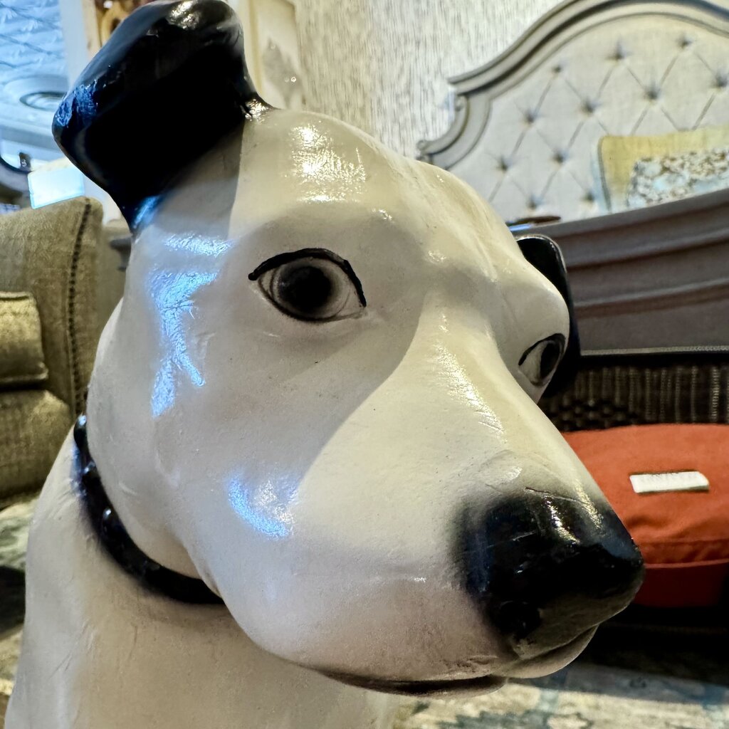 Vintage Nipper "His Master's Voice" Plaster Statue