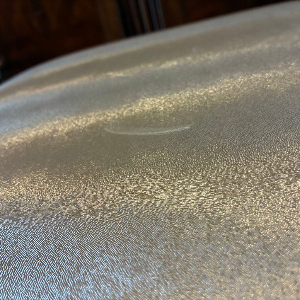 Metallic Upholstered Parsons Chair