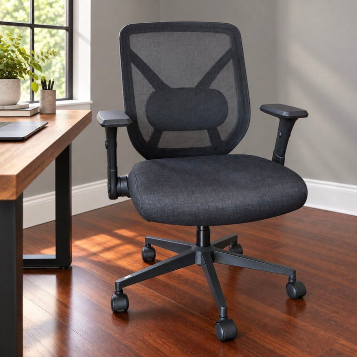 Swivel Desk Chair w/ Adjustable Back and Height
