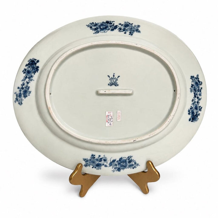Porcelain Flower Oval Platter