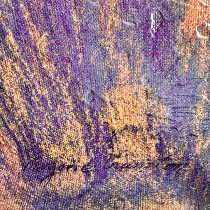 Orig. Price $1500 - "Winding River I" Framed Canvas by Marjorie Cranston