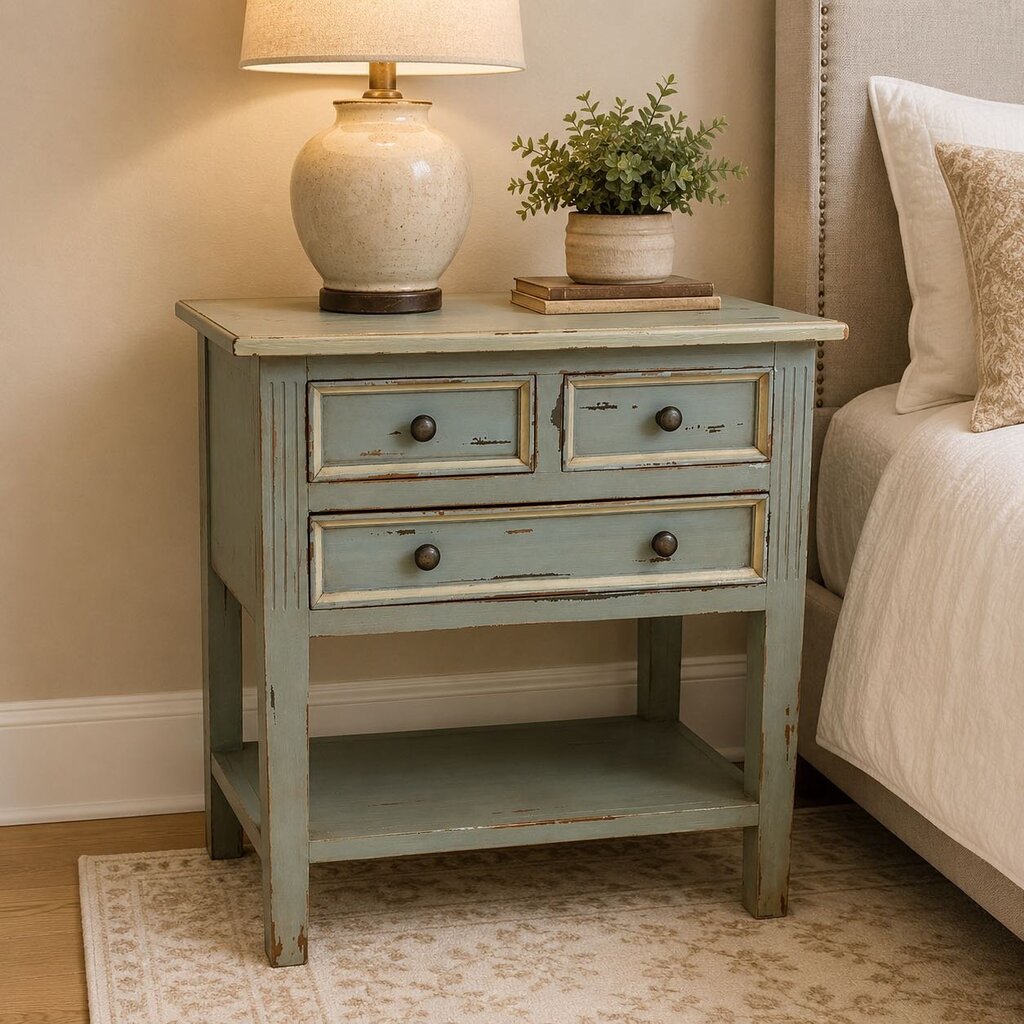 French Country-style Nightstand