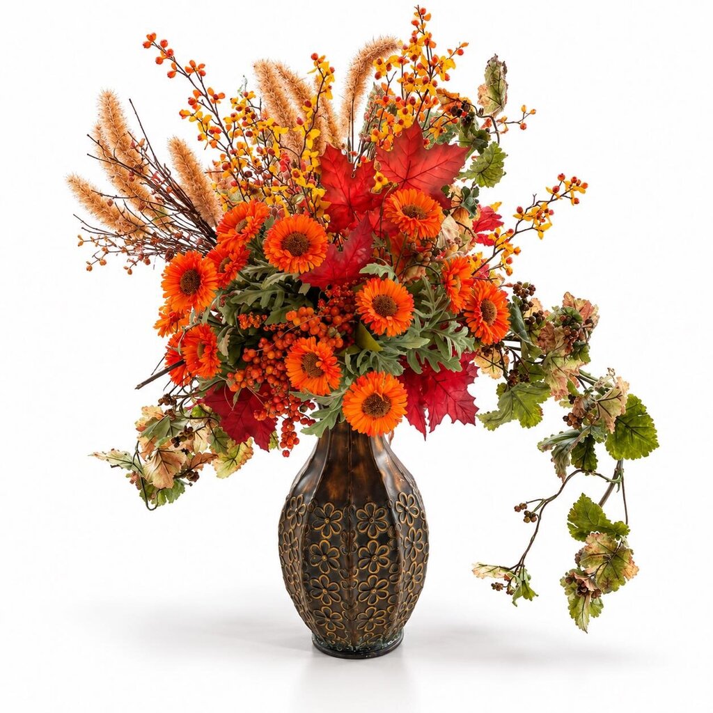 Fall Floral in Vase