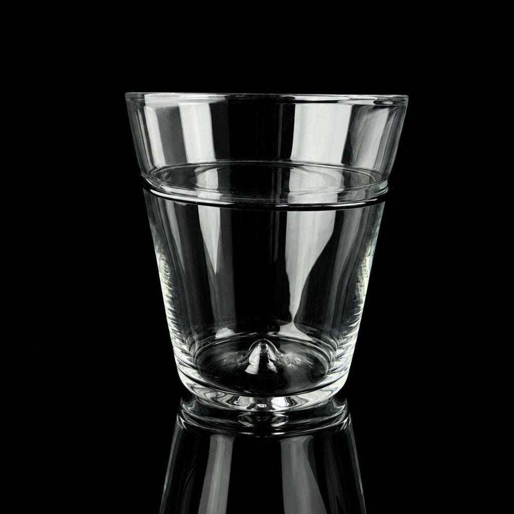 Set of 8 Art Glass Rock Glasses