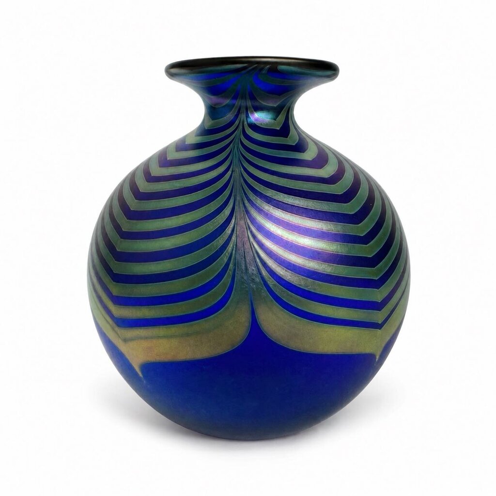 Iridescence Art Glass Vase
