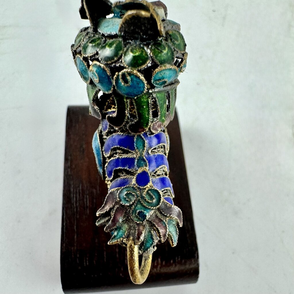 Vintage Miniature Filigree Foo Dog