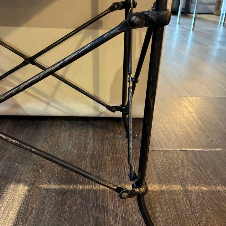 Orig. Price $150 - Vintage-style Metal Side Table w/ Claw Feet
