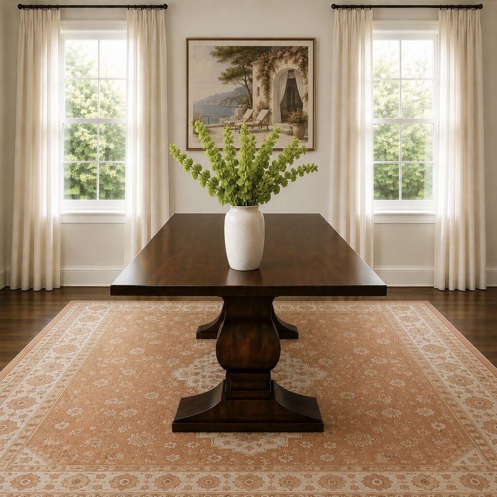 Orig. Price $6,699 - Amish-made Madison Double Pedestal Dining Table