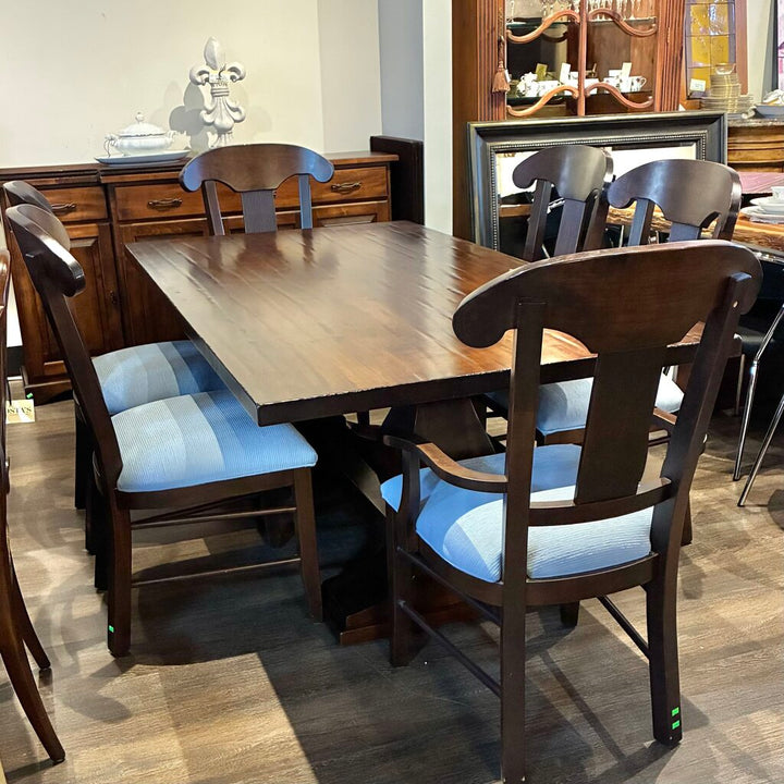 Orig. Price $6,699 - Amish-made Madison Double Pedestal Dining Table