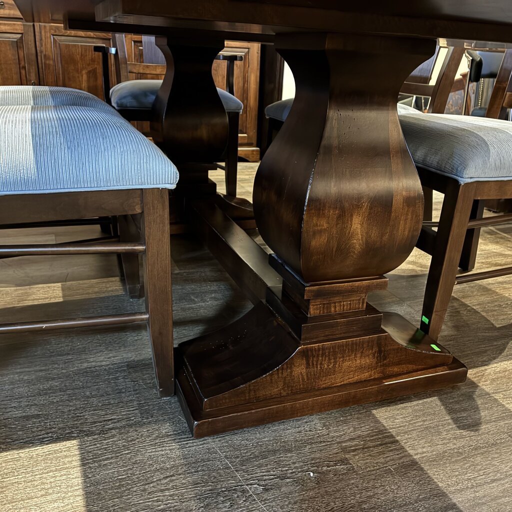 Orig. Price $6,699 - Amish-made Madison Double Pedestal Dining Table