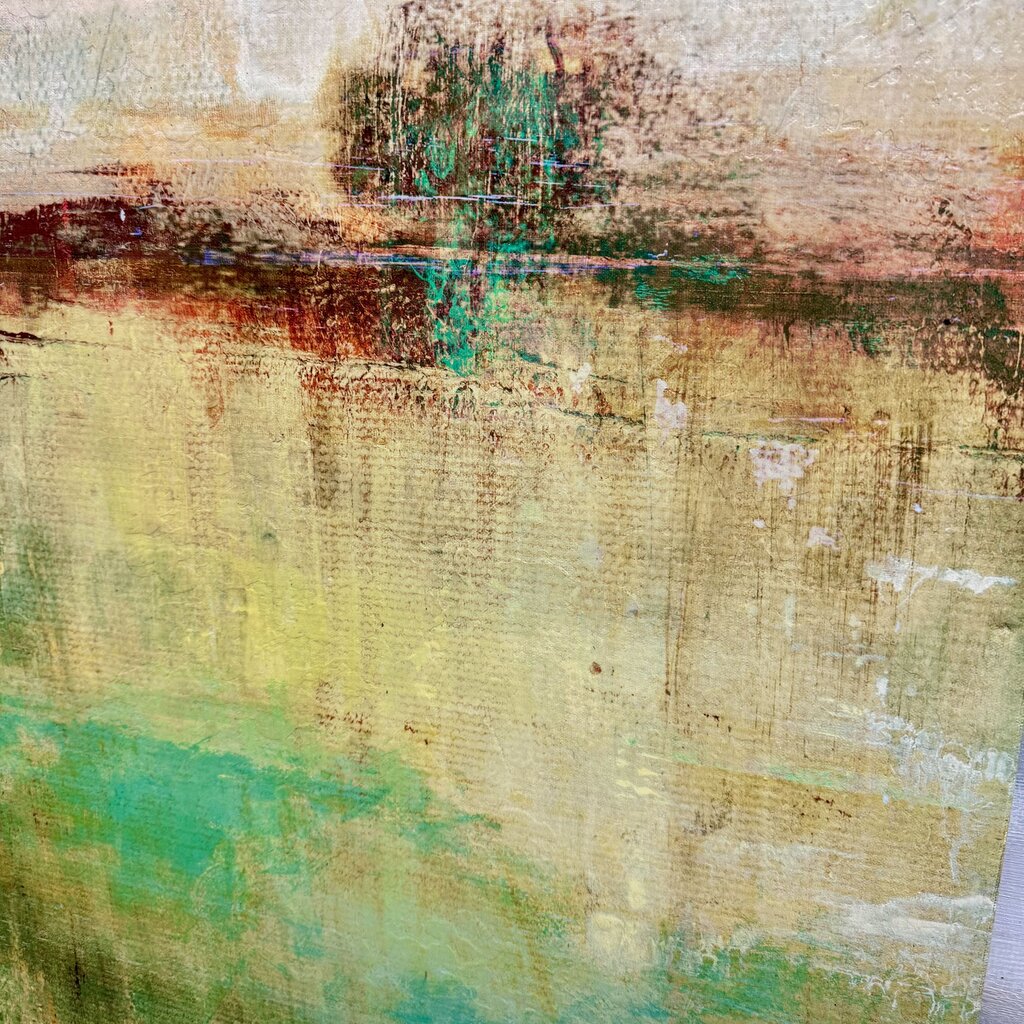 Orig. Price $458 - "Greener Pastures" Largescale Gallery Canvas