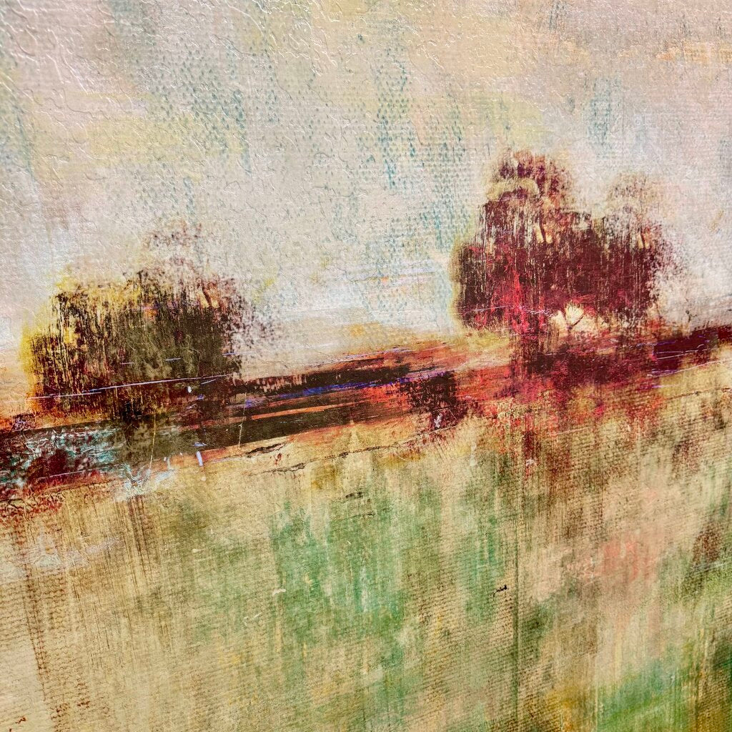 Orig. Price $458 - "Greener Pastures" Largescale Gallery Canvas