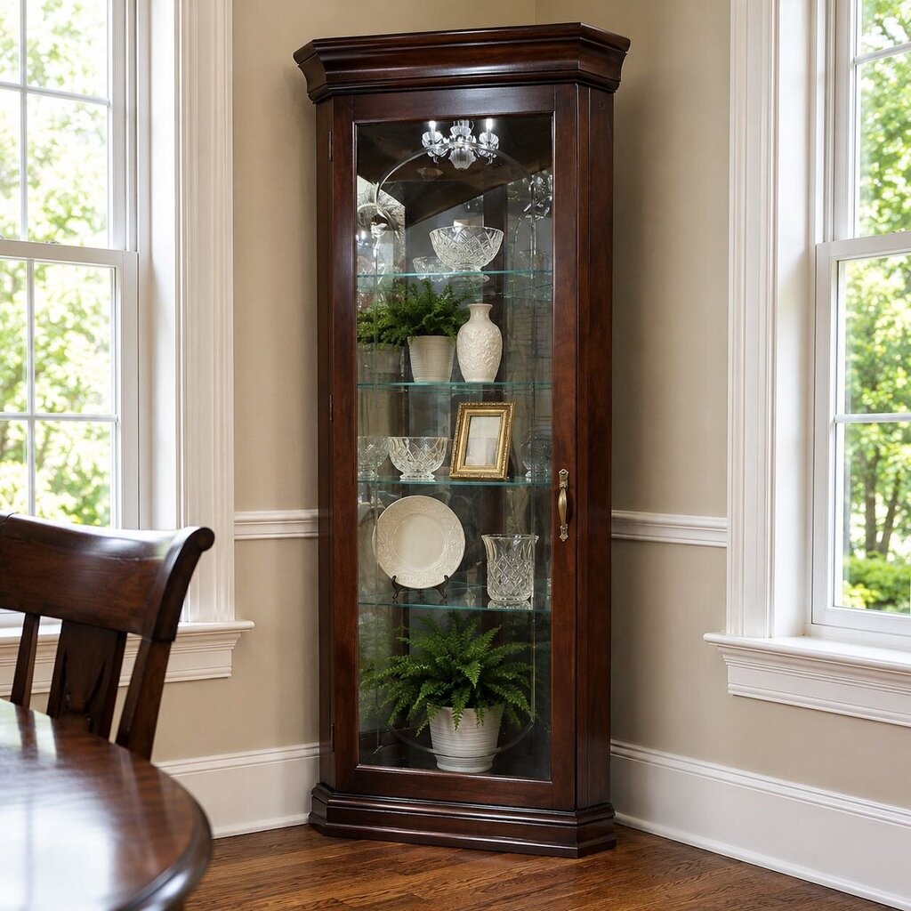 Corner Curio Cabinet