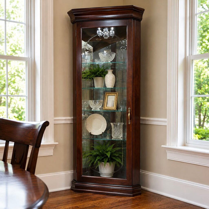 Corner Curio Cabinet