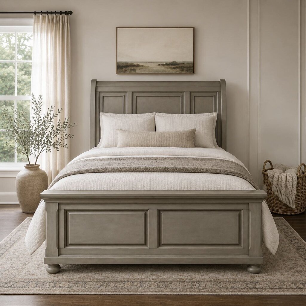 Orig. Price $700- Lettner Queen Sleigh Bed