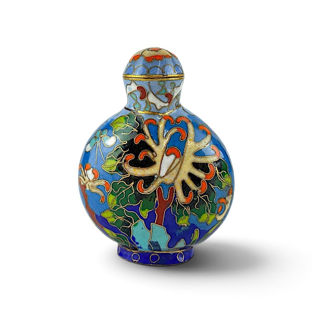 Antique Cloisonne Snuff Bottle