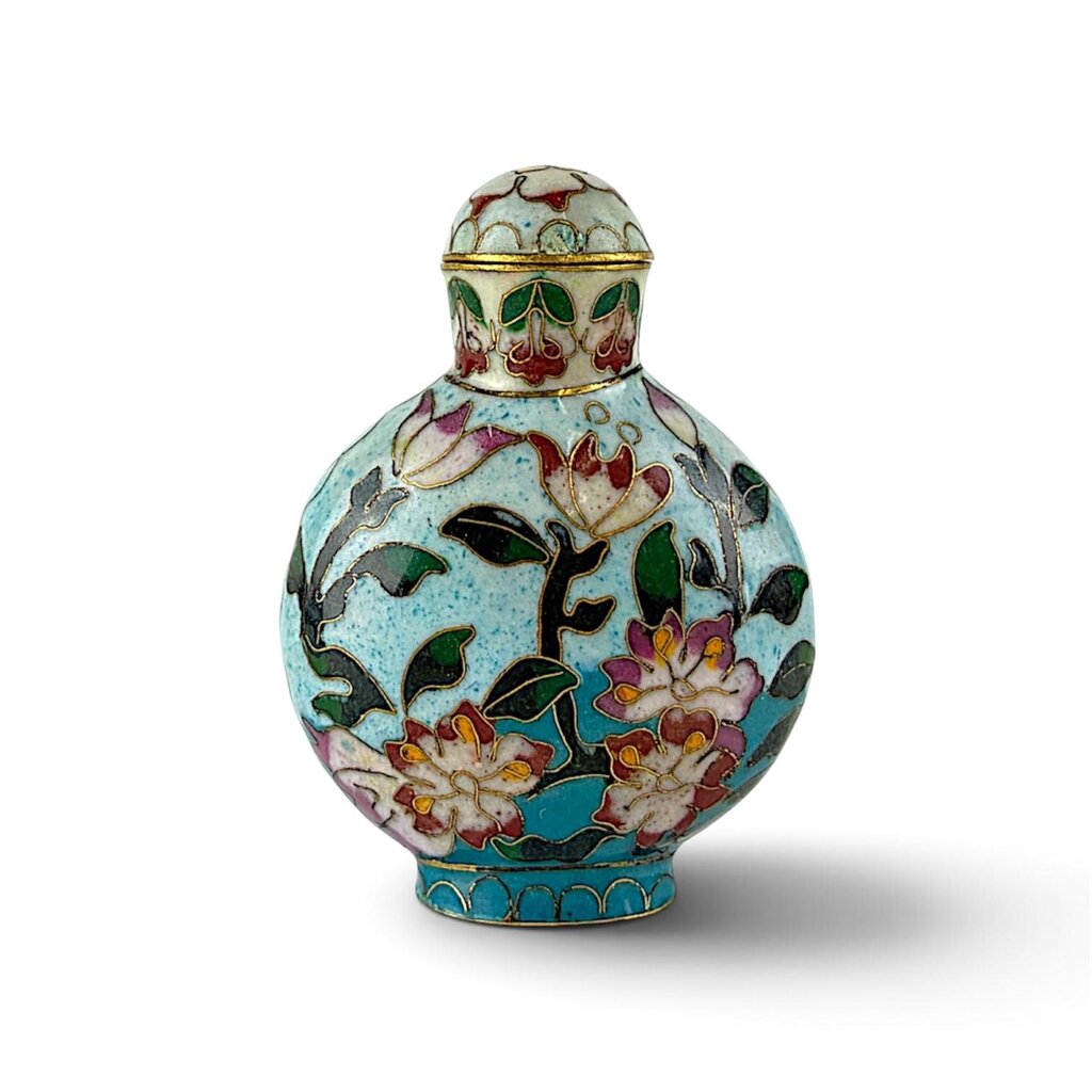 Antique Cloisonne Snuff Bottle