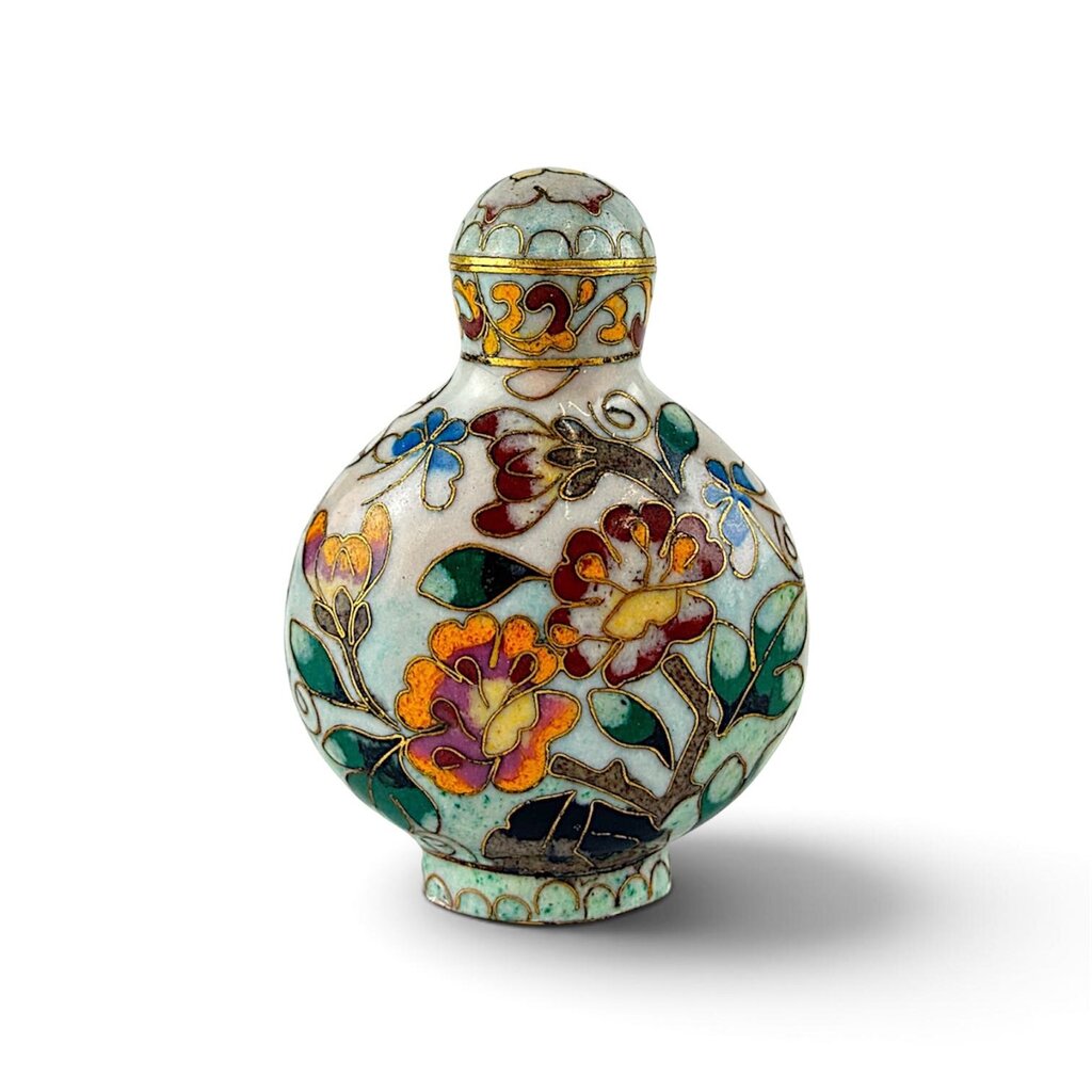 Antique Cloisonne Snuff Bottle