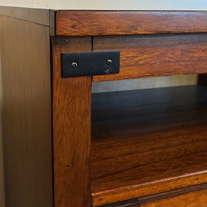 Rustic Wooden Media Console