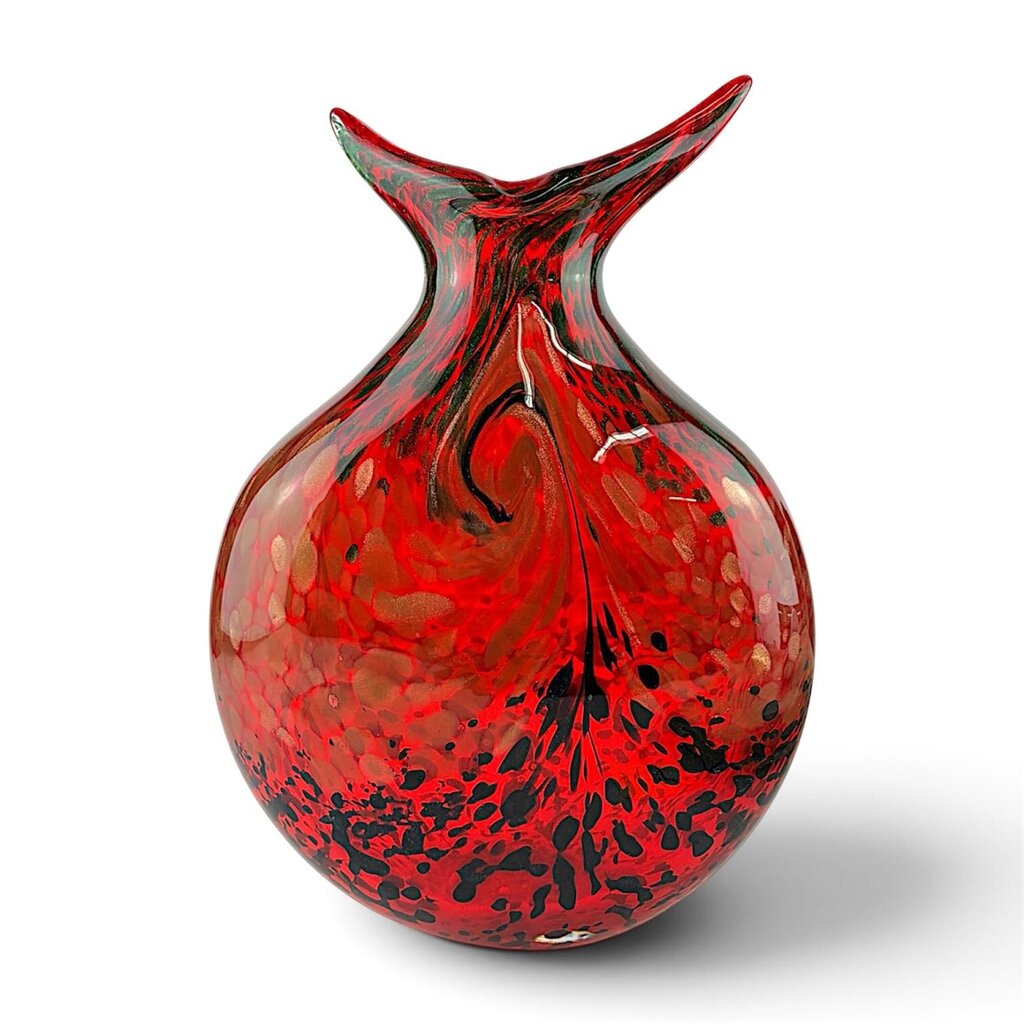 Art Glass Fish Style Vase