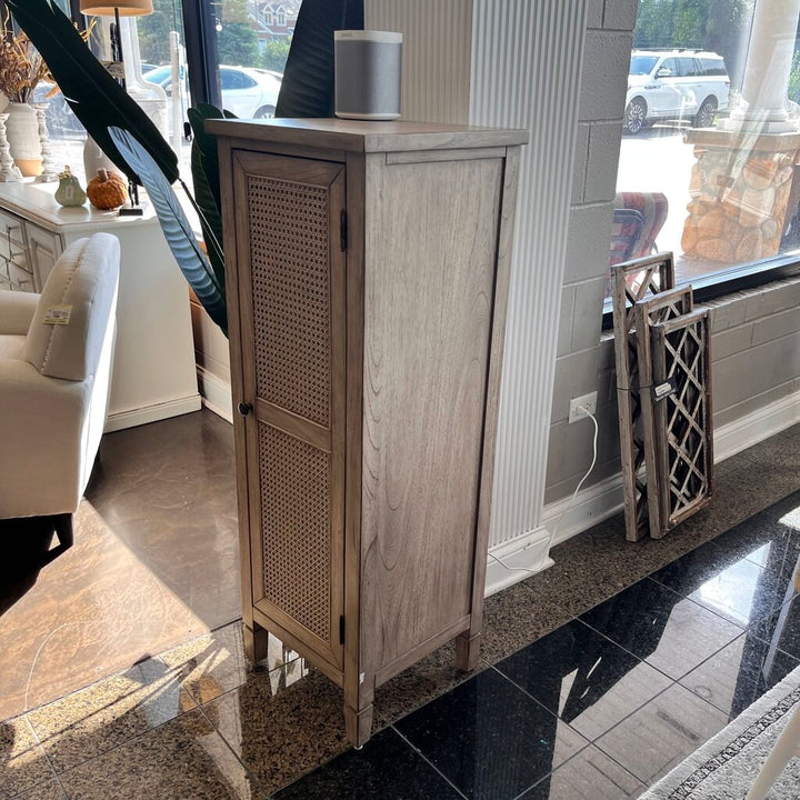 Orig Price $550 - Cane Linen Cabinet